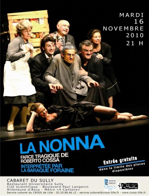 « La nonna » interpreté par la baraque foraine